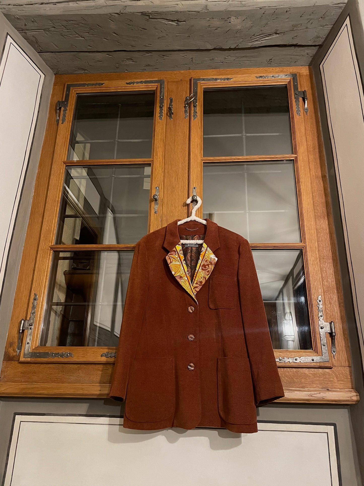 Pucci X Bally Rust Velvet Blazer