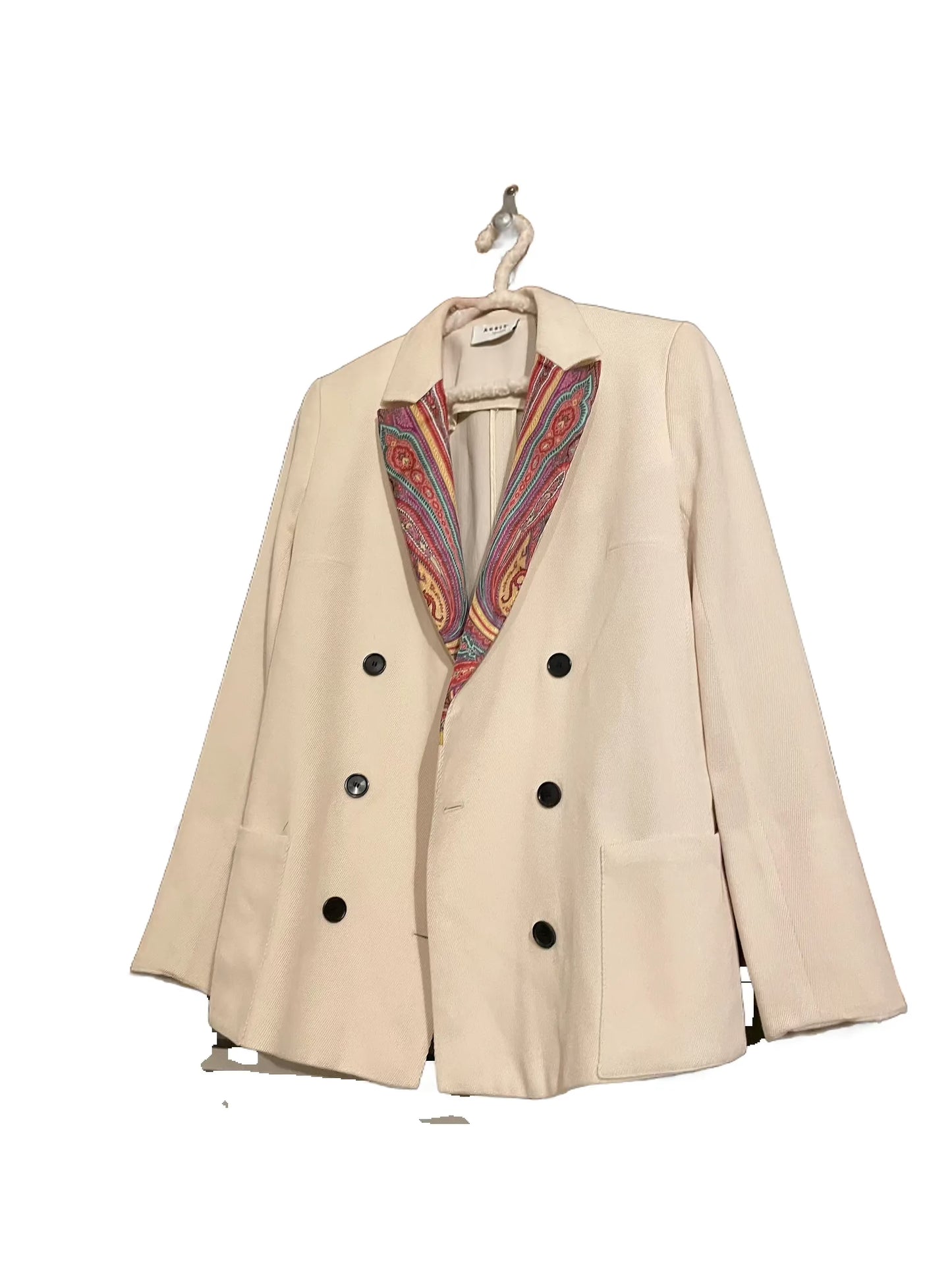 Etro X Akris Punto Off-White Blazer